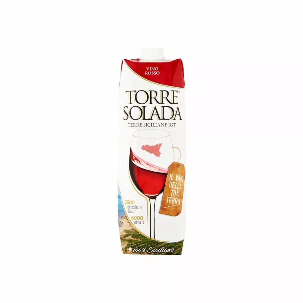 Torre Solada Vino Rosso Brik Lt. 1 3 Torre Solada Vino Rosso Brik Lt. 1