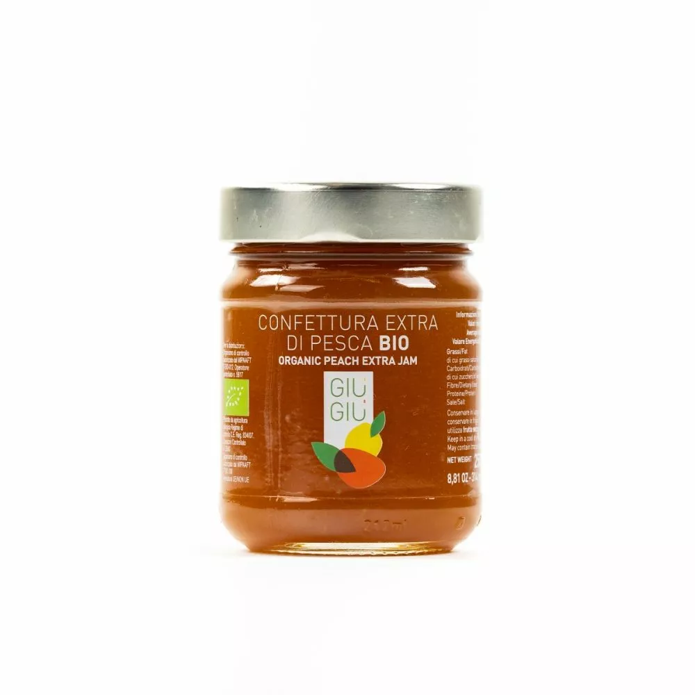 Giù Giù Confettura Extra Di Pesca Bio Gr. 250 3 Giù Giù Confettura Extra Di Pesca Bio Gr. 250