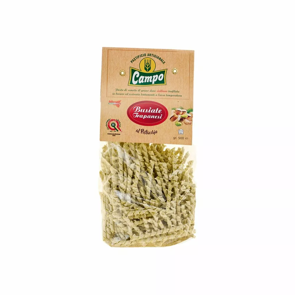 Campo Busiate Trapanesi Al Pistacchio Gr. 500 3 Campo Busiate Trapanesi Al Pistacchio Gr. 500