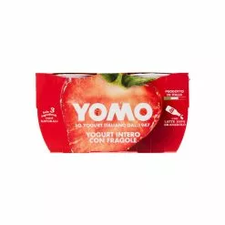 Yomo Yogurt Intero Con Fragola Gr. 125 X 2