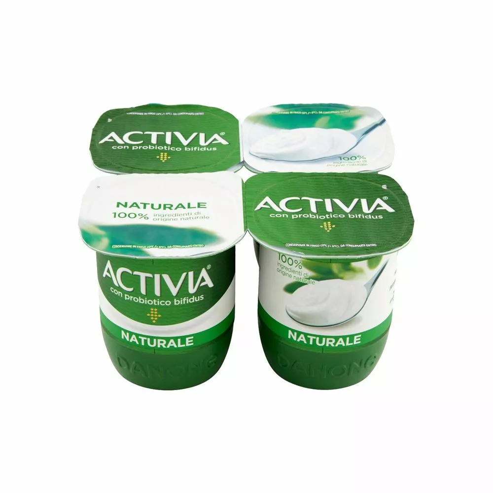 Danone Activia Yogurt Bianco Naturale Gr. 125 X 4 3 Danone Activia Yogurt Bianco Naturale Gr. 125 X 4