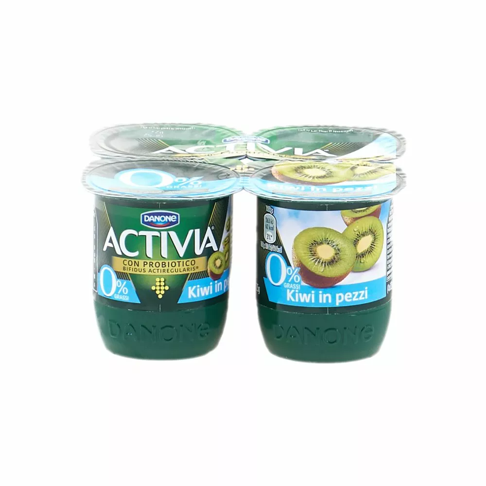 Danone Activia Yogurt Magro 0 % Al Kiwi Gr. 125 X 4 3 Danone Activia Yogurt Magro 0 % Al Kiwi Gr. 125 X 4