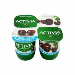Danone Activia Yogurt Magro 0 % Alla Ciliegia Gr. 125 X 4