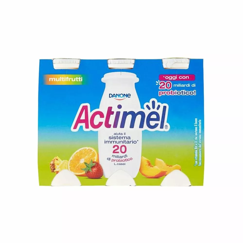 Danone Actimel Multifrutti Gr. 100 X 6 3 Danone Actimel Multifrutti Gr. 100 X 6