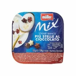 Mueller Müller Mix Yogurt Bianco E Stelle Al Cioccolato Gr. 150