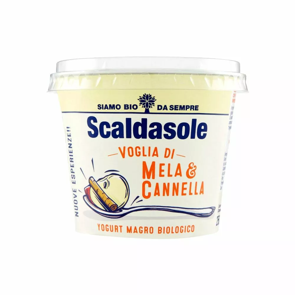 Scaldasole Yogurt Alla Mela E Cannella Bio Gr.250 3 Scaldasole Yogurt Alla Mela E Cannella Bio Gr.250