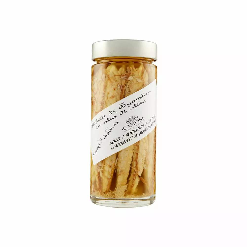 Campisi Filetti Di Sgombro In Olio D'oliva Gr.600 3 Campisi Filetti Di Sgombro In Olio D'oliva Gr.600