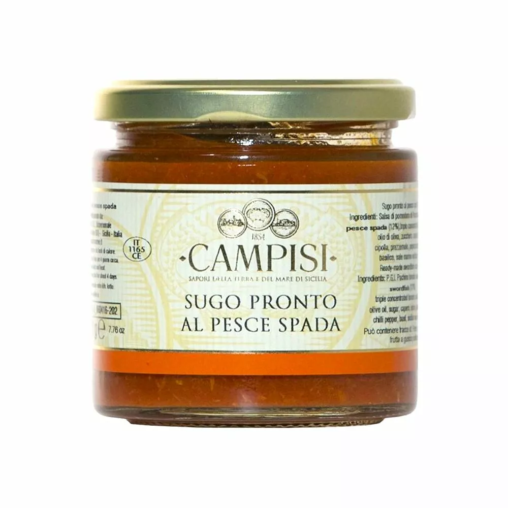 Campisi Sugo Pronto Al Pesce Spada Gr.220 4 Campisi Sugo Pronto Al Pesce Spada Gr.220 - immagine 2