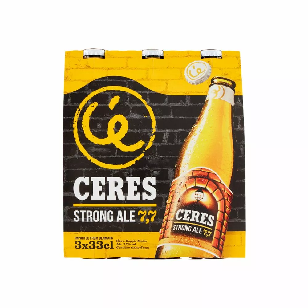 Ceres Birra Strong Lager Cl. 33 X 3 3 Ceres Birra Strong Lager Cl. 33 X 3