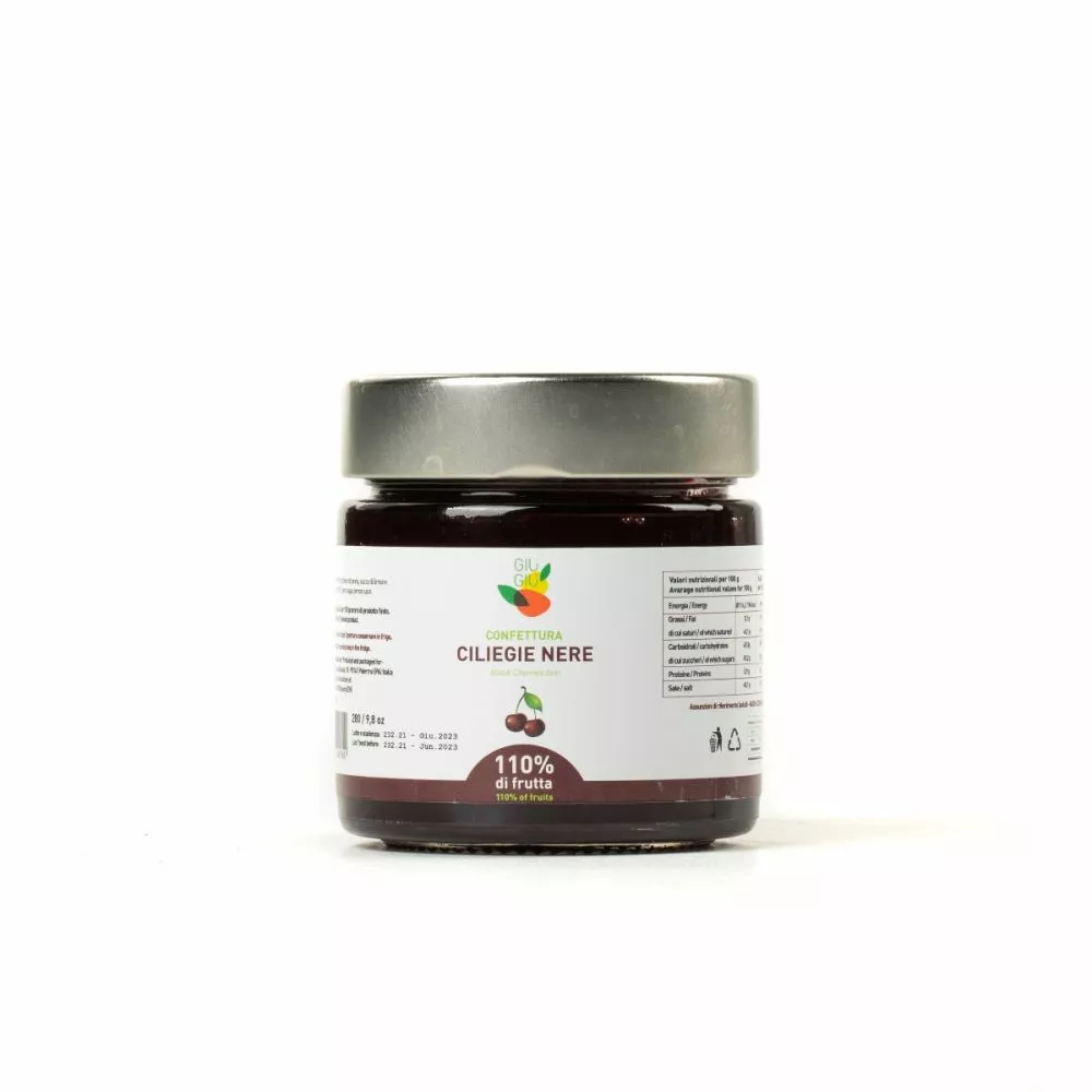 Giù Giù Confettura Ciliegie Nere Gr. 280 3 Giù Giù Confettura Ciliegie Nere Gr. 280