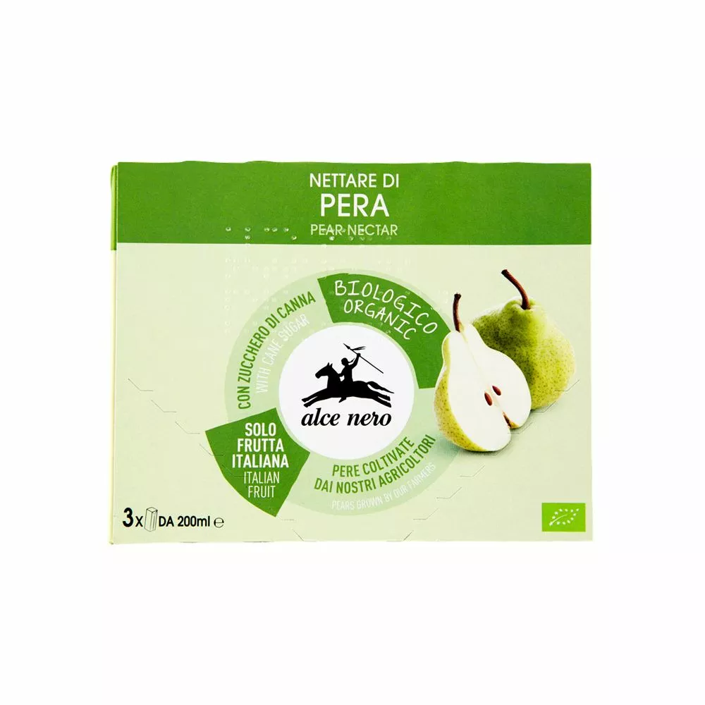 Alce Nero Nettare Di Pera Bio Ml. 200 X. 3 3 Alce Nero Nettare Di Pera Bio Ml. 200 X. 3