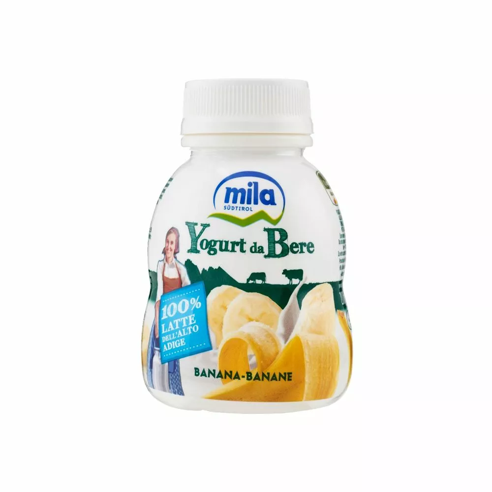 Mila Yogurt Da Bere Alla Banana Ml. 200 3 Mila Yogurt Da Bere Alla Banana Ml. 200