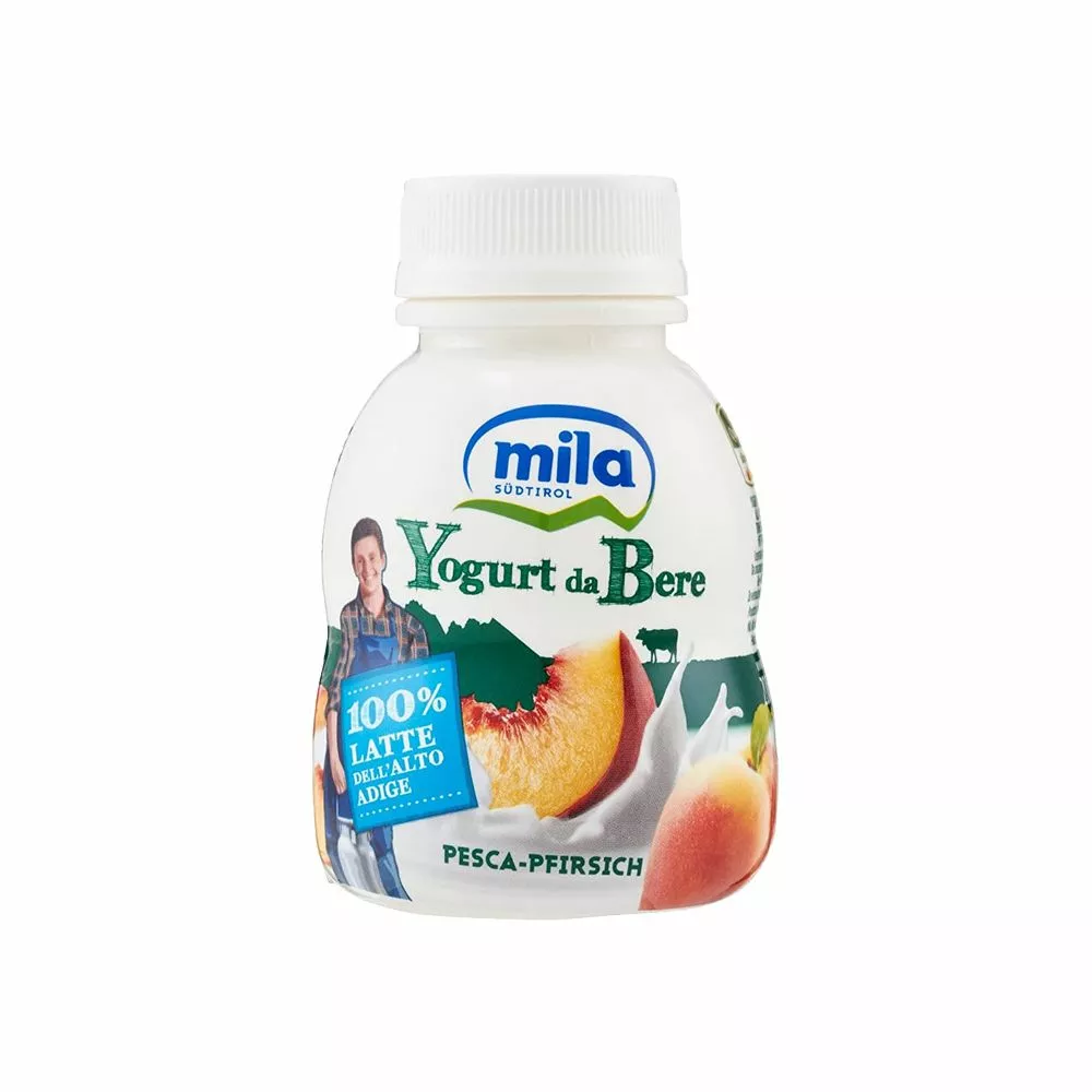 Mila Yogurt Da Bere Alla Pesca Ml. 200 3 Mila Yogurt Da Bere Alla Pesca Ml. 200