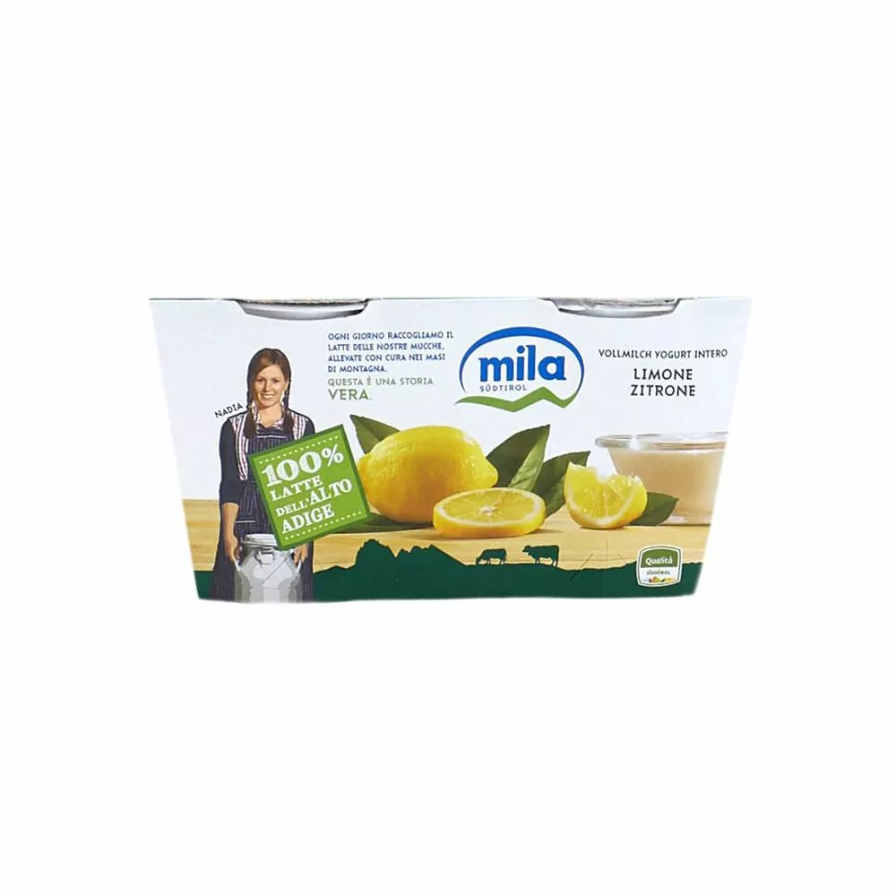 Mila Yogurt Al Limone Gr. 125 X 2 3 Mila Yogurt Al Limone Gr. 125 X 2