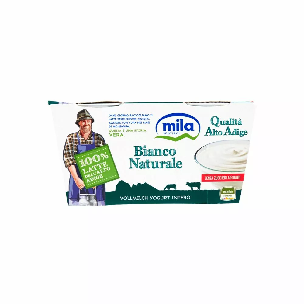 Mila Yogurt Bianco Naturale Gr. 125 X 2 3 Mila Yogurt Bianco Naturale Gr. 125 X 2