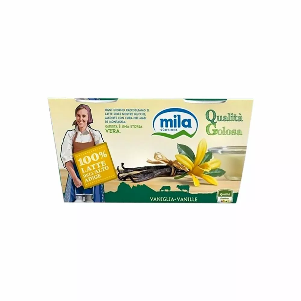 Mila Yogurt Alla Vaniglia Gr. 125 X 2 3 Mila Yogurt Alla Vaniglia Gr. 125 X 2