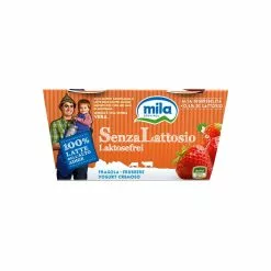 Mila Yogurt Fragola Senza Lattosio Gr. 125 X 2