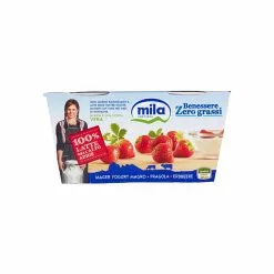Mila Yogurt Magro 0,1% Alla Fragola Gr. 125 X 2