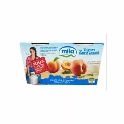 Mila Yogurt Alla Pesca 0,1% Gr. 125 X 2
