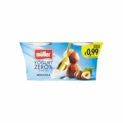 Mueller Müller Zero % Yogurt Magro Cremoso Alla Nocciola Gr. 125 X 2