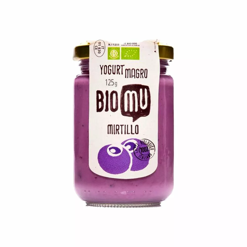 Biomu Yogurt Magro Al Mirtillo Bio Gr. 125 3 Biomu Yogurt Magro Al Mirtillo Bio Gr. 125