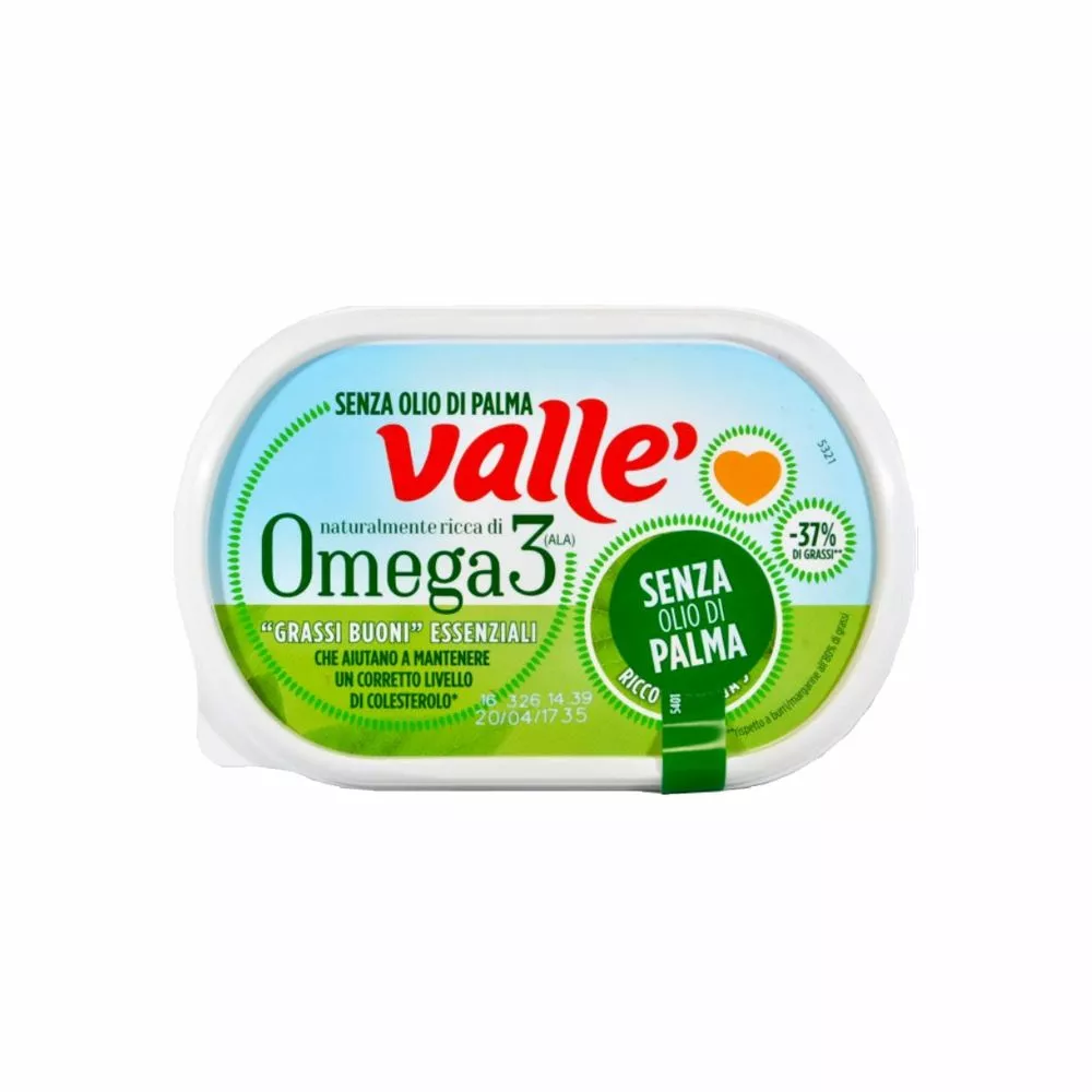 Valle' Margarina Omega3 Gr 250 3 Valle' Margarina Omega3 Gr 250