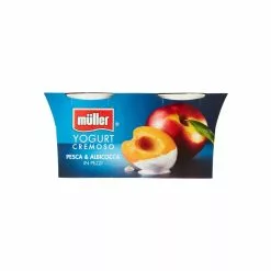 Mueller Müller Yogurt Cremoso All'albicocca E Pesca Gr. 125 X2