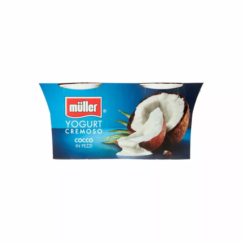 Mueller Müller Yogurt Cremoso Al Cocco Gr. 125 X2 3 Mueller Müller Yogurt Cremoso Al Cocco Gr. 125 X2
