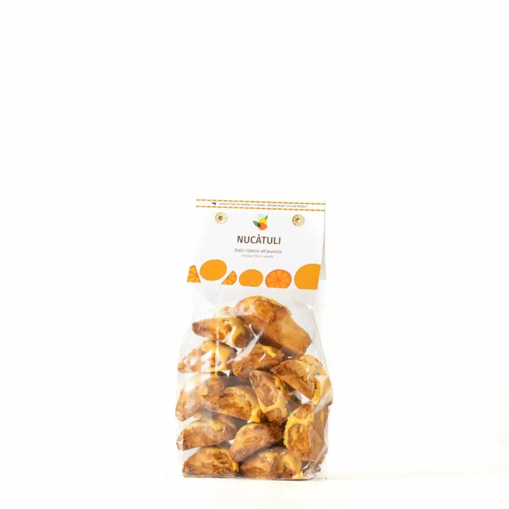 Giù Giù Biscotti Nucatuli Ripieni All'arancia Gr.350 3 Giù Giù Biscotti Nucatuli Ripieni All'arancia Gr.350