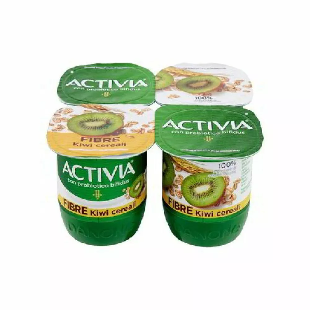 Danone Activia Yogurt Kiwi Ai Cereali E Frutta Gr. 125x4 3 Danone Activia Yogurt Kiwi Ai Cereali E Frutta Gr. 125x4