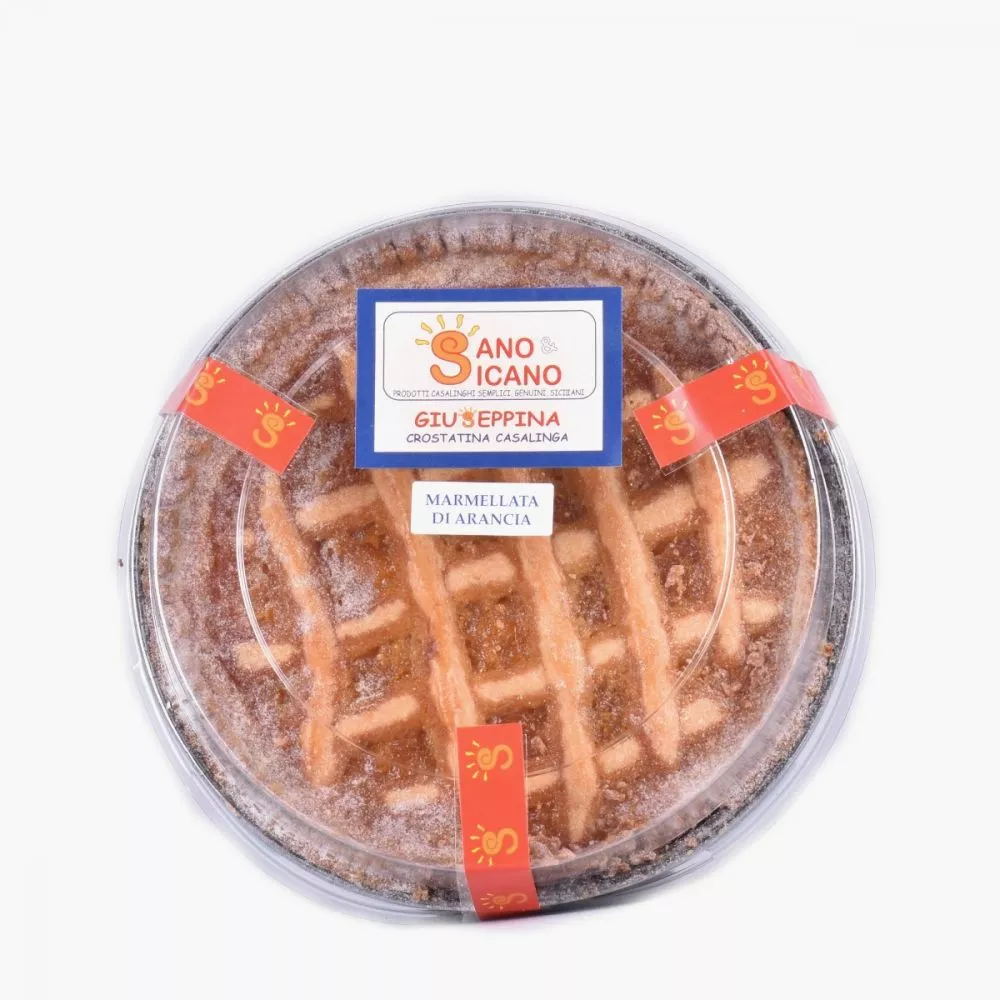 Sano E Sicano Giuseppina Crostata Alla Marmellata Di Arancia Gr. 400 3 Sano E Sicano Giuseppina Crostata Alla Marmellata Di Arancia Gr. 400