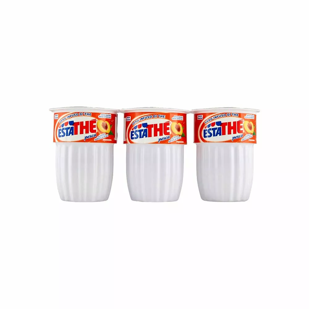 Ferrero Estathè Tè Alla Pesca Bicchiere Ml.200 X 3 3 Ferrero Estathè Tè Alla Pesca Bicchiere Ml.200 X 3