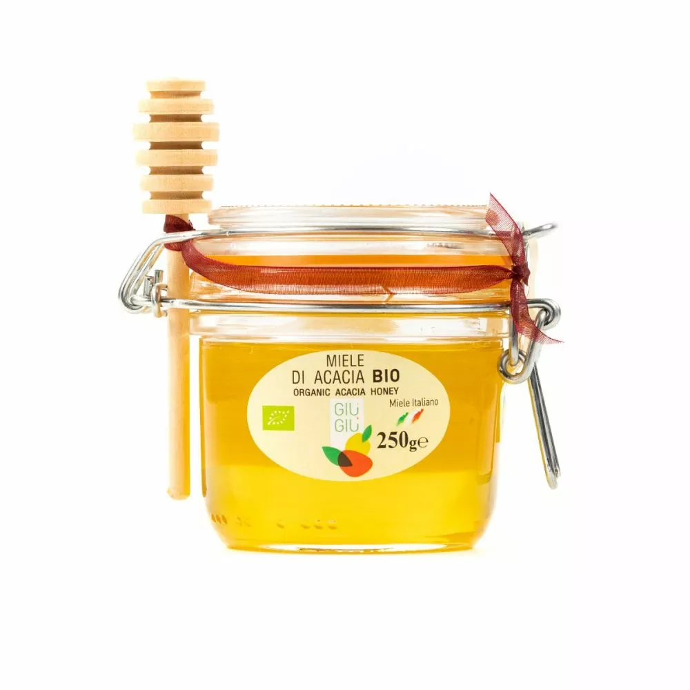 Giù Giù Miele Di Acacia Bio Con Spargimiele Gr.250