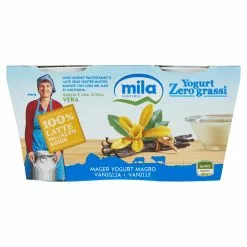 Mila Yogurt Alla Vaniglia 0,1% Gr. 125 X 2
