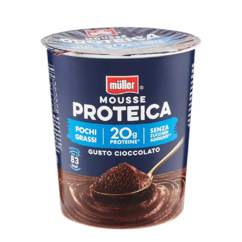 Mueller Müller Mousse Proteica Al Cioccolato 200ml 3 Mueller Müller Mousse Proteica Al Cioccolato 200ml