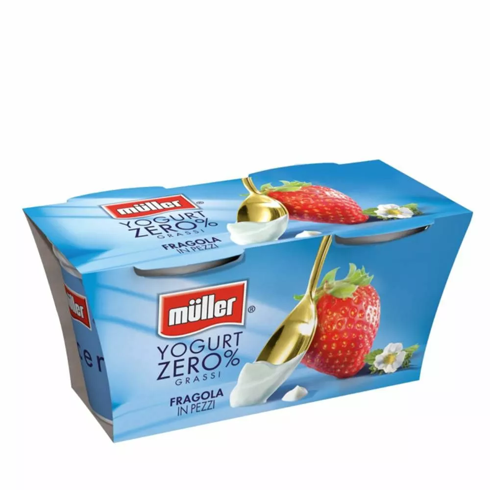 Mueller Müller Yogurt 0% Fragola Gr. 125 X 2 3 Mueller Müller Yogurt 0% Fragola Gr. 125 X 2