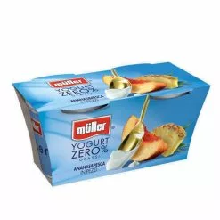 Mueller Müller Yogurt 0% Pesca E Ananas Gr. 125 X 2