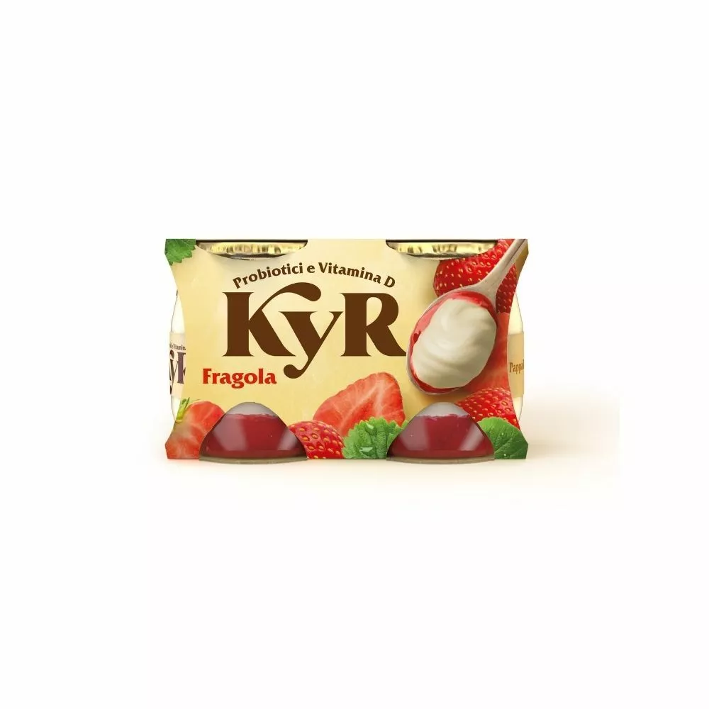 Kyr Yogurt Fragola 2X125 G 3 Kyr Yogurt Fragola 2X125 G