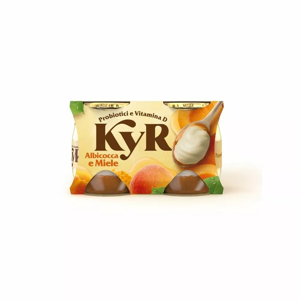 Kyr Yogurt Albicocca E Miele 2X125 G 3 Kyr Yogurt Albicocca E Miele 2X125 G