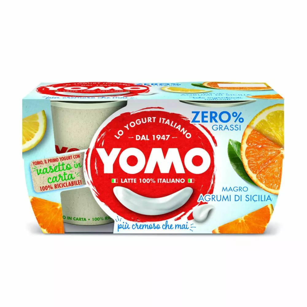 Yomo Yogurt Magro 0,1 % Con Agrumi Gr. 125 X 2 3 Yomo Yogurt Magro 0,1 % Con Agrumi Gr. 125 X 2